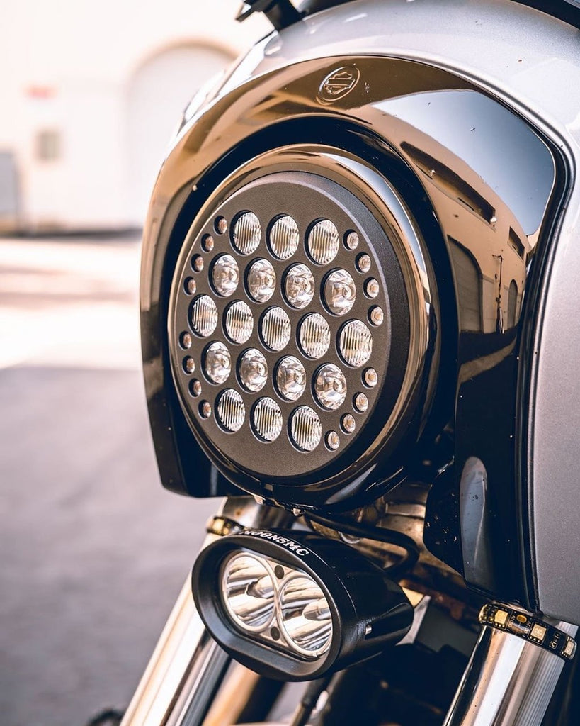 Moon　 MOONSMC 5.75 MOONMAKER FLYEYE V2 HEADLIGHT – Bulletproof Cycles
