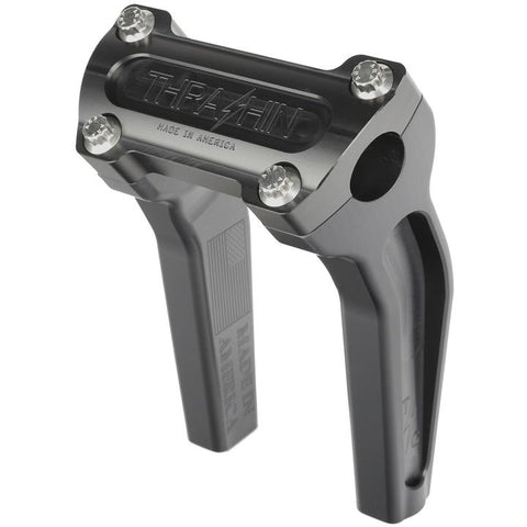 THRASHIN SUPPLY 6.5" PULLBACK RISERS - BLACK