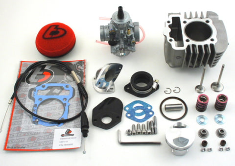 TB 132cc Big Bore Kit, 26mm Mikuni VM26 Carb Kit, & Big Valve Kit