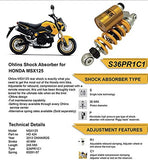 Ohlins STX 36 Rear Shock Honda Grom MSX125