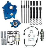 Chain Drive 465C Cam Chest Kit with Black Pushrod Tubes for Oil Cooled 2017-up M8 Models