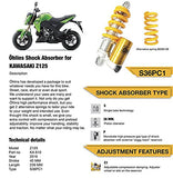 Ohlins STX 36 Rear Shock Kawasaki Z125 Pro KA610