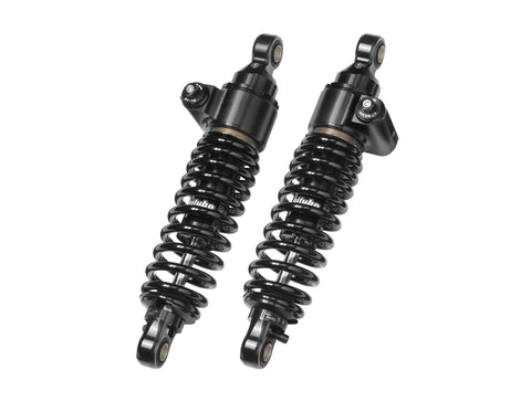 12.85in Bitubo WME22 Adjustable Rear Shock Set Black - H-D Touring (14-20)