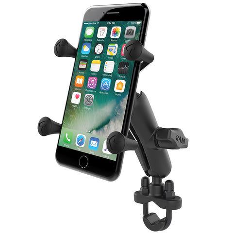 RAM® X-Grip® Phone Mount with Handlebar U-Bolt Base