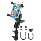 RAM® X-Grip® Phone Mount with Motorcycle Brake/Clutch Reservoir Base