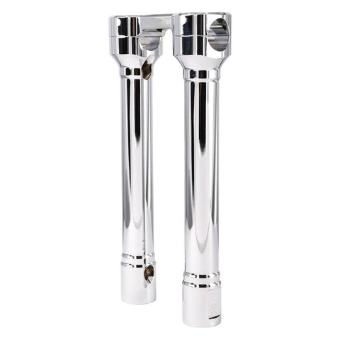 10" HOLESHOT RISERS-CHROME